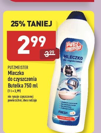 ALDI Mleczko do czyszczenia original Putzmeister oferta