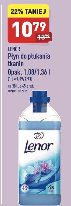 ALDI Płyn do płukania spring awakening Lenor Classic oferta