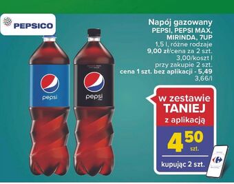 Carrefour Market Napój orange Mirinda oferta
