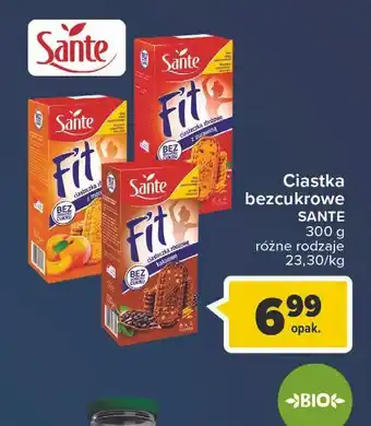 Carrefour Market Ciasteczka z mango Sante Fit oferta