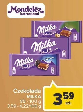 Carrefour Market Czekolada Milka Alpenmilch oferta