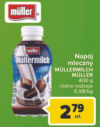 Carrefour Market Napój mleczny czekoladowy Mullermilch oferta