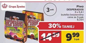 Carrefour Market Piwo Desperados Exotic Rum oferta
