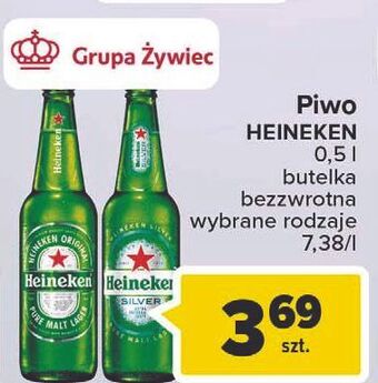 Carrefour Market Piwo Heineken Silver oferta