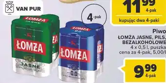 Carrefour Market Piwo Łomża Pils oferta