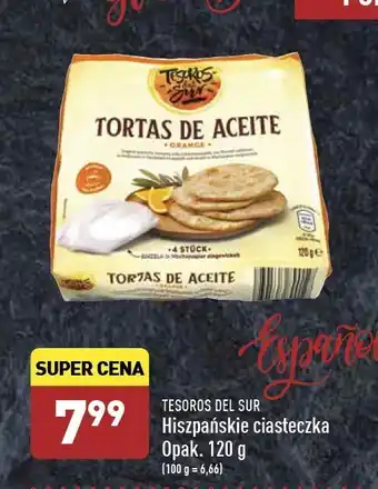 ALDI Ciasteczka hiszpańskie Tesoros Del Sur oferta