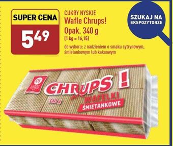 ALDI Wafelki cytrynowe Chrups oferta