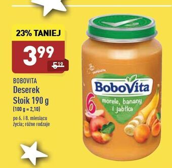 ALDI Morele banany i jabłka Bobovita oferta