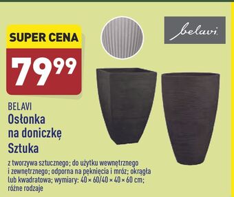 ALDI Osłonka na doniczkę 40 x 60 cm Belavi oferta
