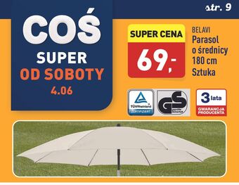ALDI Parasol 180 cm Belavi oferta