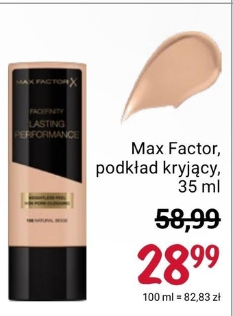 Rossmann Podkład do twarzy Max Factor oferta
