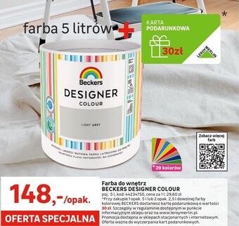 Leroy Merlin Farba Beckers oferta