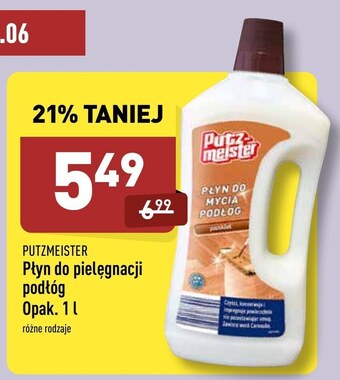 ALDI Płyn do mycia podłóg Putzmeister oferta