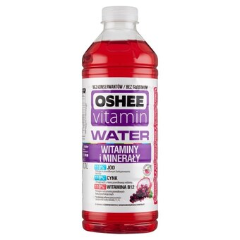 Lidl Oshee Vitamin Water Napój niegazowany o smaku czerwonych winogron dragonfruit 1,1 l oferta