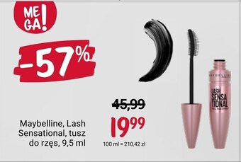 Rossmann Tusz do rzęs Maybelline oferta