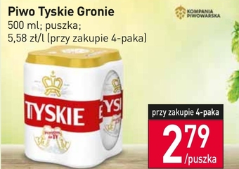 Stokrotka Tyskie Piwo jasne 500 ml oferta