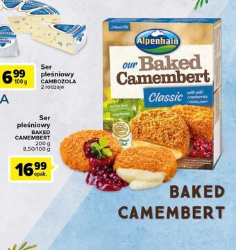 Carrefour Camembert zapiekany classic Alpenhain oferta