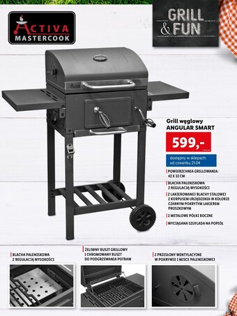 Lidl Grill węglowy Angular Smart oferta