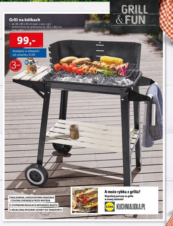 Lidl Grill na kółkach oferta