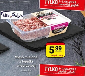 Gram Market Mięso mielone z łopatki wieprzowej 380g oferta