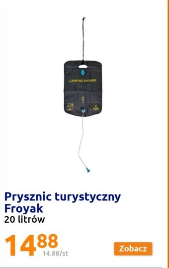 Action Prysznic turystyczny Froyak 20l oferta