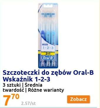 Action Szczoteczki do zębów Oral-B Wskaźnik 1-2-3 3szt. oferta