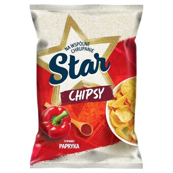 Odido Star Chipsy o smaku papryka 130 g oferta