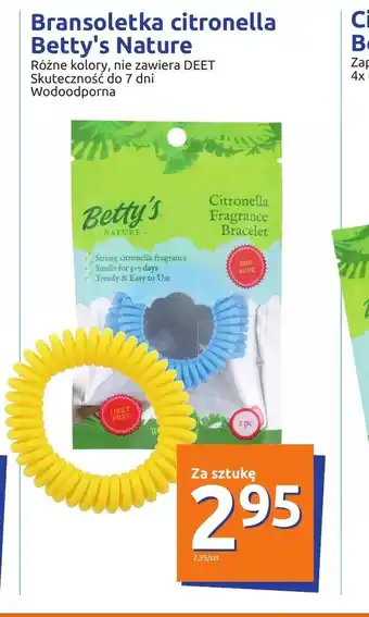 Action Bransoletka citronella Betty's Nature oferta