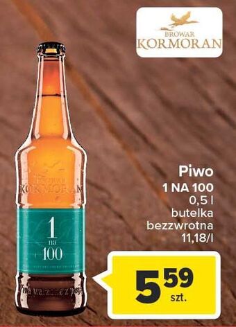 Carrefour Piwo Kormoran 1 Na 100 oferta