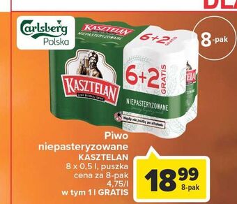 Carrefour Piwo Kasztelan Niepasteryzowane oferta
