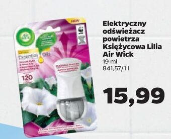 Netto Urządzenie + wkład księżycowa lilia otulona satyną Air Wick Electric Essential Oils oferta