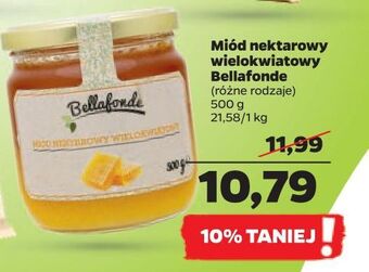 Netto Miód nektarowy wielokwiatowy kremowany Bellafonde oferta
