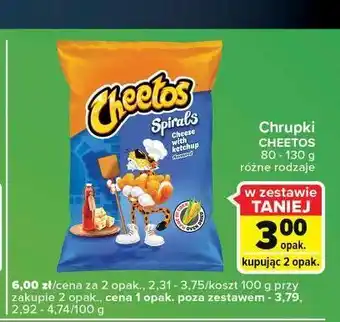 Globi Chrupki spirals ser z ketchupem Cheetos oferta