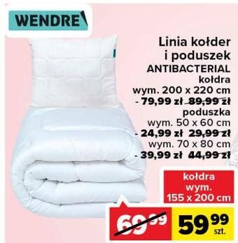 Carrefour Kołdra antibacterial 155 x 200 cm Wendre oferta
