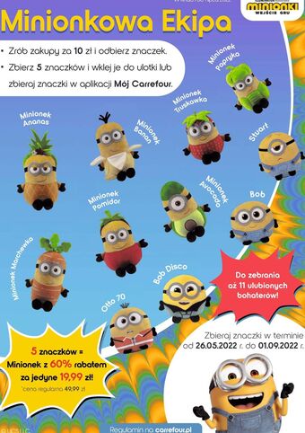 Carrefour Minionek truskawka oferta