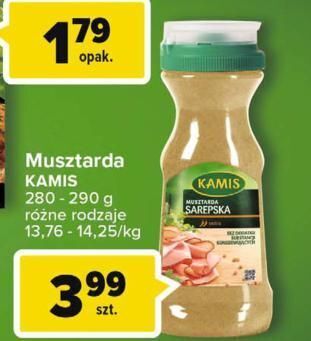 Carrefour Musztarda sarepska Kamis oferta