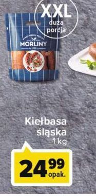 Carrefour Kiełbasa śląska Morliny oferta