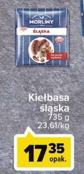 Carrefour Kiełbasa śląska Morliny oferta
