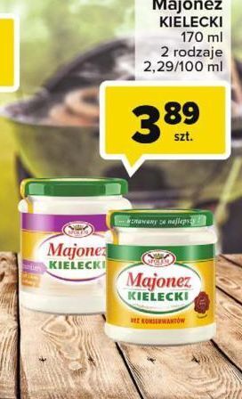 Carrefour Market Majonez kielecki z czosnkiem Społem Kielce oferta