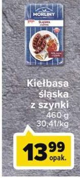 Carrefour Market Kiełbasa śląska z szynki Morliny oferta