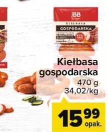 Carrefour Market Kiełbasa gospodarska Jbb Bałdyga oferta