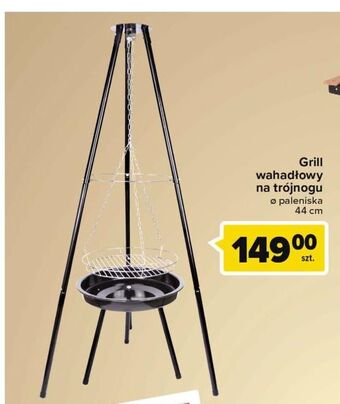 Carrefour Market Grill wahadłowy na trójnogu oferta