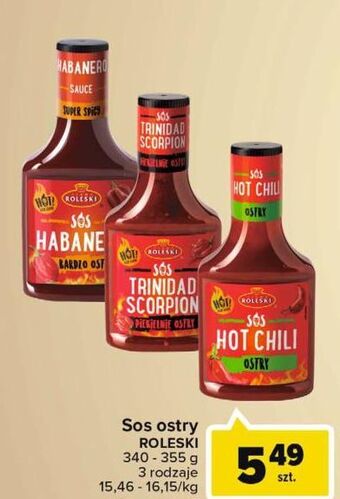 Carrefour Market Sos hot chilli ostry Roleski oferta
