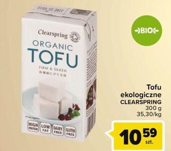 Carrefour Market Tofu bio Clearspring oferta