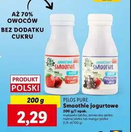 Lidl Jogurtowe smoothie malina jabłko 1 BTL 200 G oferta