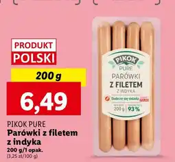 Lidl Parówki z indyka 1 SZT 200 G oferta