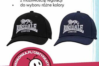 Biedronka Czapka z daszkiem Lonsdale oferta