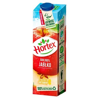 Globi Hortex Sok 100 % jabłko 1 l oferta
