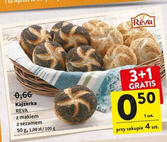 Intermarche Kajzerka z sezamem Reva oferta