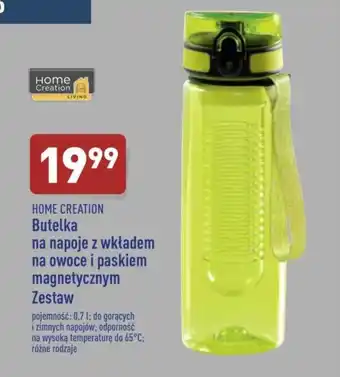 ALDI Butelka na napoje z wkładem na owoce i paskiem magnetycznym oferta